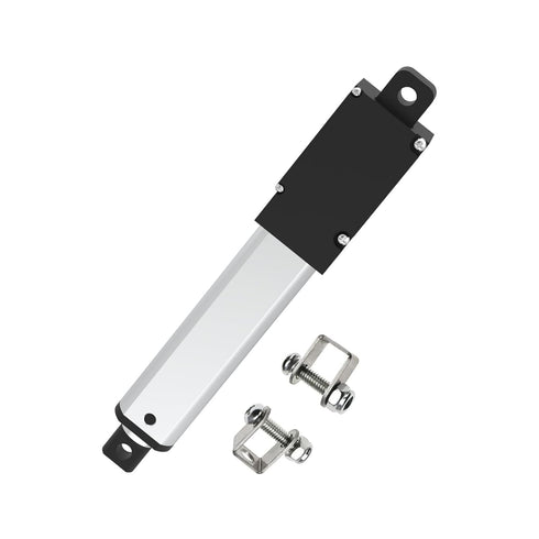Stroke 100mm 20N 4 Inch Mini Linear Actuator 12V, Electric Linear Motion Actuators High Speed 1.2"/sec for Robotics,