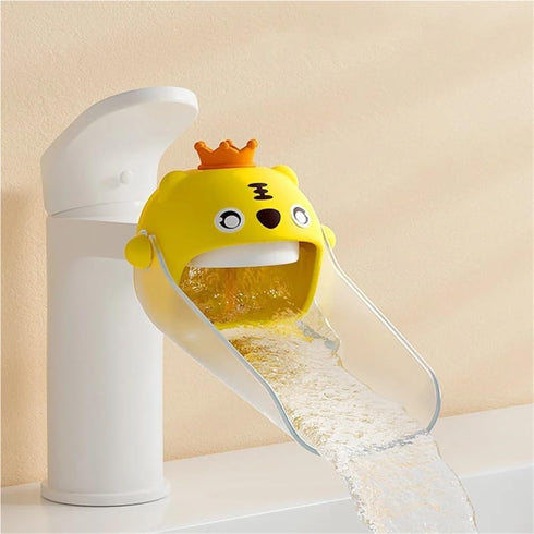FUCVLKERM Helper(A2) Cartoon Faucet Extender For Kids Hand Washing In Bathroom Sink Animals Accessories Kitchen