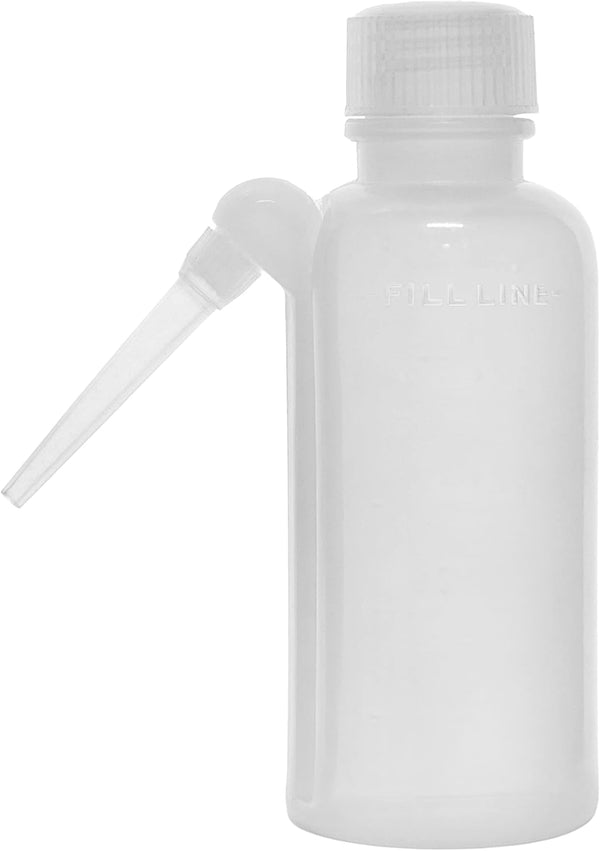 EISCO 125ml Wash Bottle - Polyethylene Translucent Unbreakable with Screw Cap for Liquid Dispensing