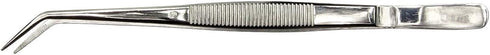 HTS 171C6 6.25" Curved Stainless Steel College Tweezers