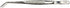 HTS 171C6 6.25" Curved Stainless Steel College Tweezers