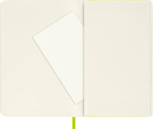 Moleskine Classic Notebook, Soft Cover, Pocket (3.5" x 5.5"), Ruled/Lined, Lemon Green, 192 Pages