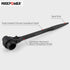 2PCS Set, 7/8 inch 3/4 inch, 17 mm 19 mm MAXPOWER Scaffold Wrench Dual Socket Scaffold x and Metric x Spud Ratchet