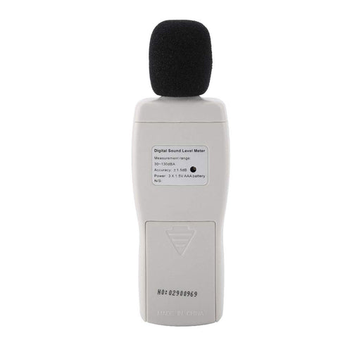 Digital Sound Level Meter, SMART SENSOR AS804, Testing Monitor 30-130dBA for Automotive Industrial Equipment Noise