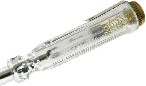 2pcs 100-500V Flathead Screwdriver Electric Pen Circuit Tester Pen (3MM)