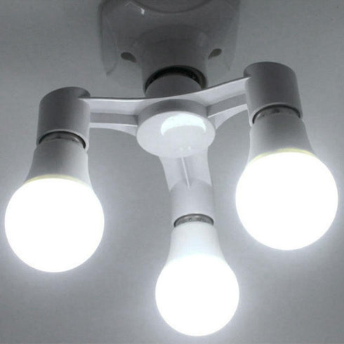 Kanlim 3 1/4 1/5 1 E27 E27 Bulb 5E27) In In In To Base Socket Splitter LED Light Lamp Holder Smart Lighting Accessories