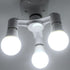 Kanlim 3 1/4 1/5 1 E27 E27 Bulb 5E27) In In In To Base Socket Splitter LED Light Lamp Holder Smart Lighting Accessories