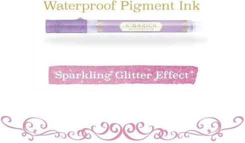 Zebra Pen Kirarich Glitter Highlighter, Chisel Point, Purple Ink, 12 Pack, Model Number: 71680