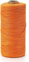 ATERET Orange Mason Line String, 3 Rolls 250ft Length, 18 Braided Nylon Twine for Gardening and Masonry