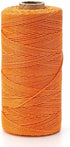 ATERET Orange Mason Line String, 3 Rolls 250ft Length, 18 Braided Nylon Twine for Gardening and Masonry