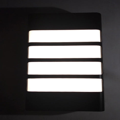 20W 6500K Tyenaza Modern Outdoor Wall Lights, Square LED Wall Sconce Light Fixtures,Waterproof Porch Light Exterior LED