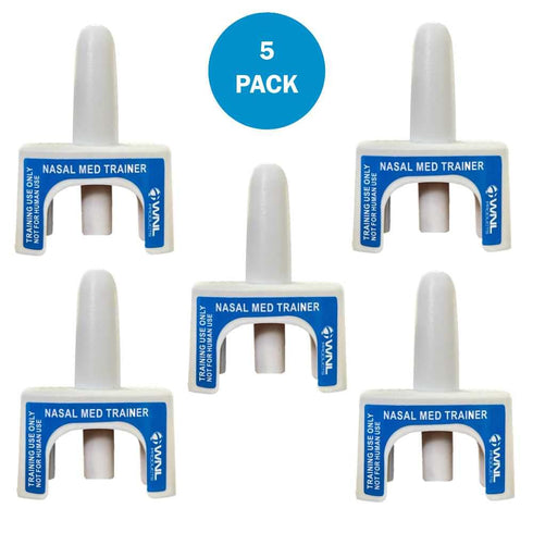 5000NMT 5 Pack WNL Products Nasal Med Trainer, Naloxone Training Device, for use in Educational Narcan Training Only