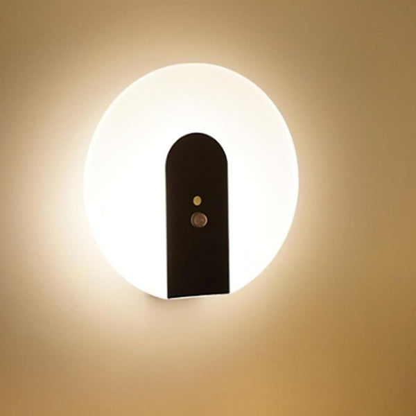 Gusweet Battery Operated Motion Sensor Night Lights, 2000mAh Rechargeable Wall Sconces Stick-on Wall