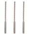 SDS Plus Hammer Drill Bit 3Pcs 1/4 in. x 6 in. for Masonry Concrete Rock