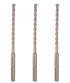 SDS Plus Hammer Drill Bit 3Pcs 1/4 in. x 6 in. for Masonry Concrete Rock