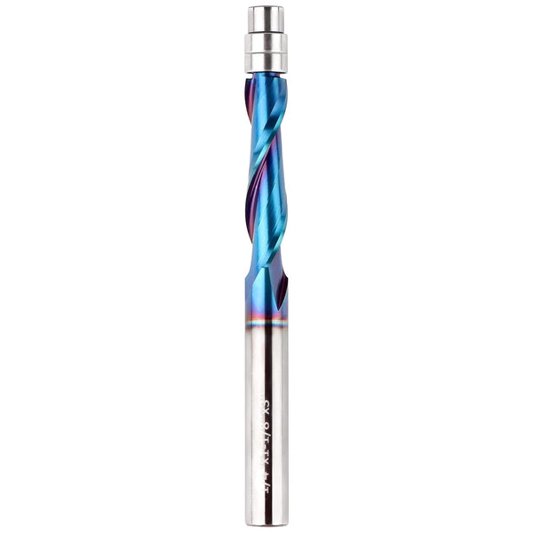 EANOSIC Upcut Spiral Flush Trim Router Bit, 1/4 Inch Shank Solid Carbide Flush