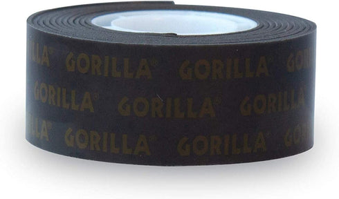 Gorilla Heavy Duty Double Sided Mounting Tape; Weatherproof; Black; 1" x 60" (Pack of 1)