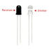 5mm 940nm 5MM (Pack 10Pairs) HiLetgo LEDs Infrared Emitter and IR Receiver Diode Infrared Emission+Receiver Tube