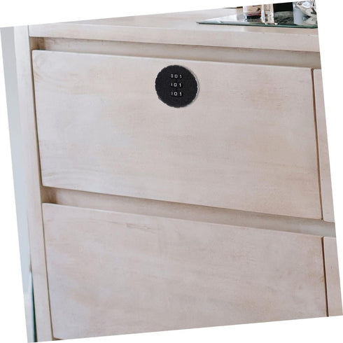 2pcs Combination Lock for Desk Drawer and Cabinet Secure Safety Lock for Home Furniture Bedside Table and Shoe Cabinet