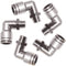 Pneumatic Push To Connect Fittings Heavy Duty Elbow, 3/8 inch Tube OD x 1/4" NPT Male Thread (5Pcs)