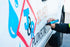 Window Markers for Glass - Washable Car Window Paint Pen, Auto Marker for All Surfaces, Blue, Jumbo Tip