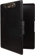 Dexas Slimcase 2 Storage Clipboard with Side Opening, Black, Office Supplies Clipboards to Organize, Carry and Store