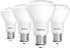 Sunco Lighting 4 Pack BR20 LED Bulbs, Indoor Flood Light, Dimmable, 2700K Soft White, E26 Base