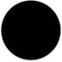 Single Circular Blank Rubber Mouse Pad - Black - 7.87" Round Diameter
