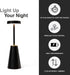 Dimmable 3 LED Wireless Table Light - USB-C Rechargeable Lamp Cordless - Touch Sensor - Portable - Brightness Modes