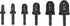 6PCs Swaging Tool Drill Bit Set - Copper Aluminum Pipes Expansion Tube Expander for HVAC Maintenance