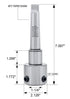 Accusize Industrial Tools Annular Cutter Arbor, Mt3 to 1-1/4'' Weldon Shank for Drill-Use