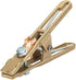 Welding Ground Clamp Brass Earth Clamp, A-shape Welder Ground Cable Copper Grip Clip Clamp