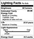 Tsunetani -C7 Bulbs 0.5W 5 E12 2700K 50Lumens 3Pack Edison LED Filament Mini Night Light Replacement Equivalent to Watt