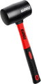 8oz Rubber Mallet Hammer, Fiberglass Handle for Flooring, Tent Stakes, Woodworking, Soft Blow Tasks