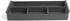 Poppin Drawer Organizer, Desk Drawer Organizer with 4 Compartments, Fits Standard File Drawers (Dark Gray)