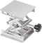 Stonylab 4"x4" Lab Scissors Jack, 100 x 100mm Stainless Steel Laboratory Support Lift Stand