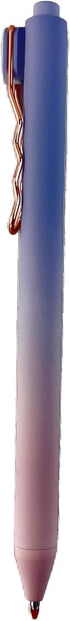 Fengtaiyuan LanLvZi05P12, Retractable Black Ink, 0.5mm Extra Fine Gel Ink Rollerball Pens, 12 Count for Smooth Writing