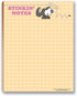 Cute Humorous Notepads, 4 Assorted Funny Note Pads
