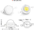 10 3W (6000K 6500K 600mA 700mA 3V 3.4V 3 3 Bulb CHANZON pcs High Power Led Chip White - / - / DC - / Watt) Super Bright