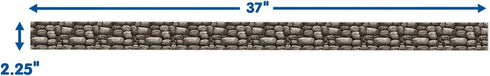 Eureka Curiosity Garden Stone Wall Decorative Classroom Trim, 2.25" Wide, 12 Strips for 37 Total Feet