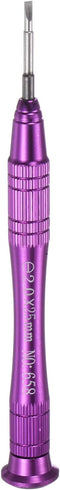 Precision Slotted Screwdriver 2.0x25mm, Magnetic Flat Head Mini Pen Style Screw Driver with Non-slip Handle for