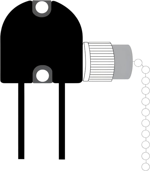 ZE-109 E89885 2 1 1 6A125VAC 3A250VAC Wire Pull Light Switch Replacement Repair Kit On-Off Circuit Position Single Pole