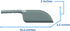 Vikan Remco 630088 Color-Coded Plastic Hand Scoop - BPA-Free Food-Safe Kitchen Utensils, Restaurant and Food Service Supplies, 16 oz, Gray