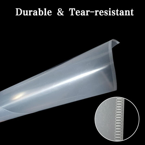 Plastic Envelopes with String Closure, 24 Packs Legal Size Clear Poly Envelopes, Expanding File Folders for Office
