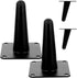 OSALADI 4Pcs Black Metal Furniture Legs Oblique Cone Sofa Replacement Feet for