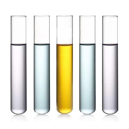 10pcs 60ml Glass Test Tubes, 25x150mm 3.3 Borosilicate Glass Test Tubes for Scientific Experiments, Party and Home Decorations, Candy Storage and Plant Propagation