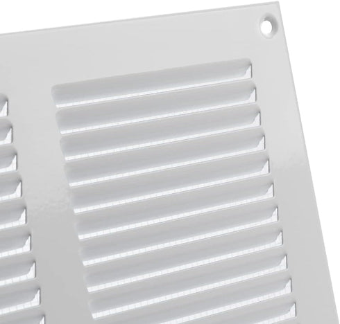 EUROPLAST 12x8 inch Vent Cover | White Register Vent Cover with Screen Mesh for HVAC Home Improvement
