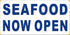 Alice Graphics 22" 44" X SEAFOOD NOW OPEN Vinyl Banner Sign, Existing Text Change Available (Optional)