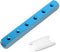 TAILONZ PNEUMATIC 1/4" Blue 6 Way 9 Port Pneumatic Shunt Aluminum Block Air Distribution Block