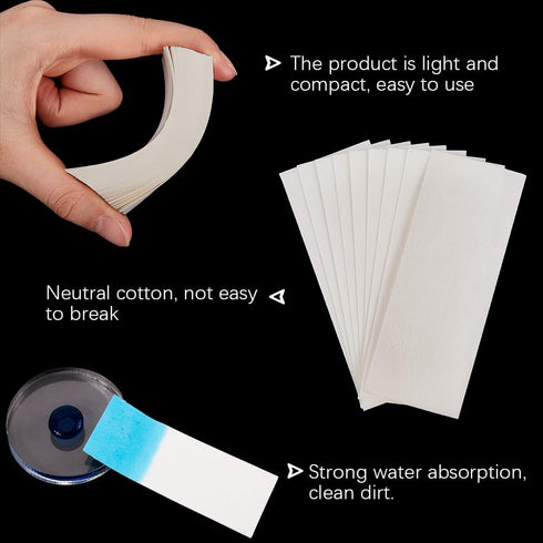 500Pcs GORGECRAFT Paper Water Wipe Experiment Blotting Cleaner Filter Tissues Instruments Chromatography Science Kit